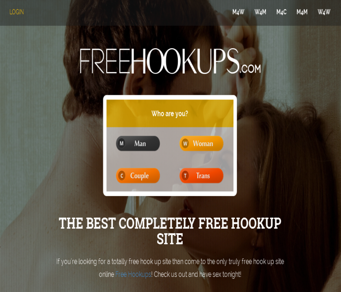 FreeHookups Homerpage