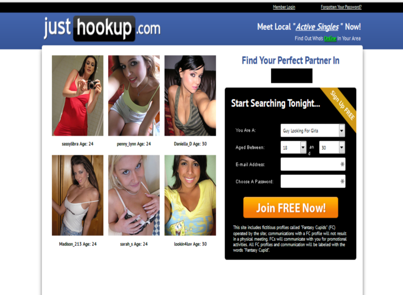 Just Hook Up Homepage1